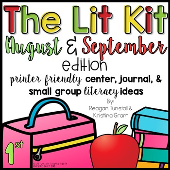 Preview of The Lit Kit August and September First Grade