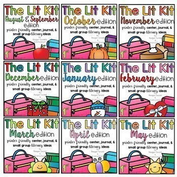 Preview of The Lit Kit Bundle First Grade