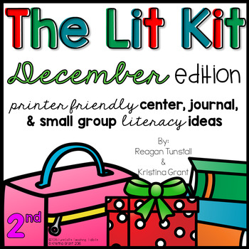 Preview of The Lit Kit December Second Grade