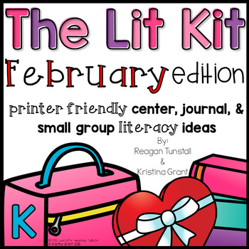Preview of The Lit Kit February Kindergarten