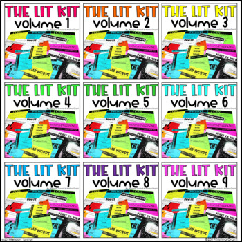 Preview of The Lit Kit Fourth Grade Bundle