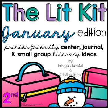 Preview of The Lit Kit January Second Grade