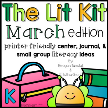 Preview of The Lit Kit March Kindergarten