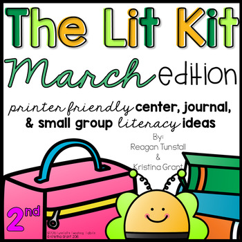 Preview of The Lit Kit March Second Grade