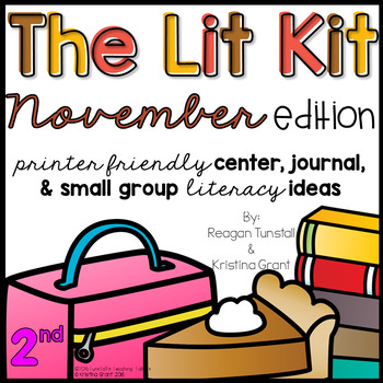 Preview of The Lit Kit November Second Grade