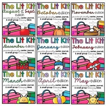Preview of The Lit Kit Second Grade Bundle