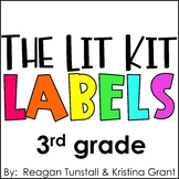 The Lit Kit Third Grade Labels FREE