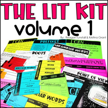 Preview of The Lit Kit Volume 1 Fourth Grade