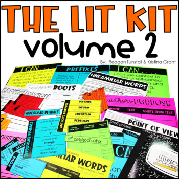 Preview of The Lit Kit Volume 2 Fourth Grade