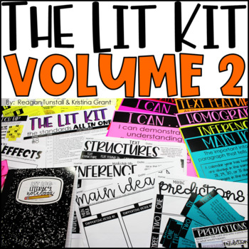 Preview of The Lit Kit Volume 2 Third Grade