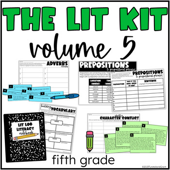 Preview of The Lit Kit Volume 5 Fifth Grade