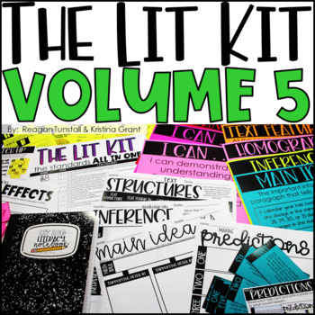 Preview of The Lit Kit Volume 5 Third Grade