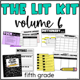 The Lit Kit Volume 6 Fifth Grade