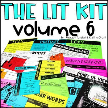 Preview of The Lit Kit Volume 6 Fourth Grade