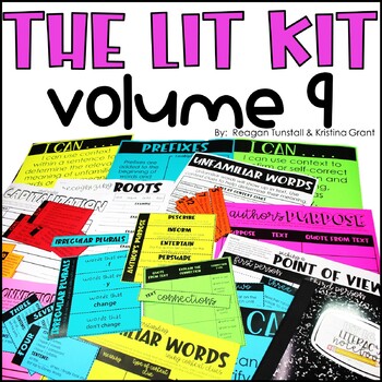 Preview of The Lit Kit Volume 9 Fourth Grade