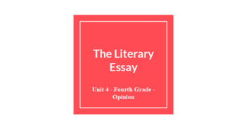 how to write a literary essay 4th grade