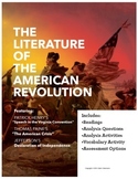 The Literature of the American Revolution