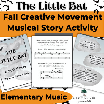 Preview of Fall Creative Movement Musical Story Activity: Preschool-Elementary Music