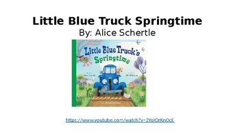 Preview of The Little Blue Truck Springtime Activity