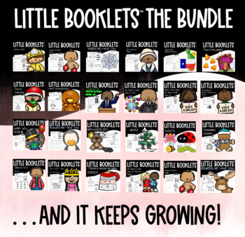 Preview of The Little Booklets Growing Bundle