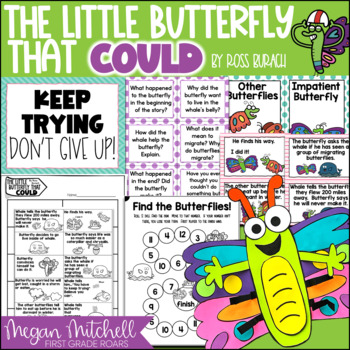 Preview of The Little Butterfly That Could Activities Book Companion Reading Comprehension