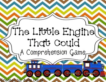 Preview of The Little Engine That Could Comprehension Game