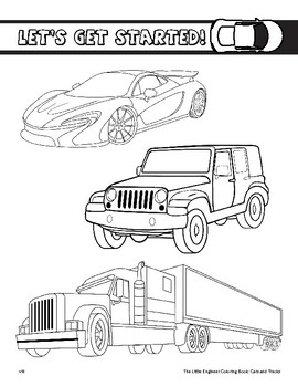 Coloring Books Vehicles for Kids Ages 2-4 by I am a Happy Teacher