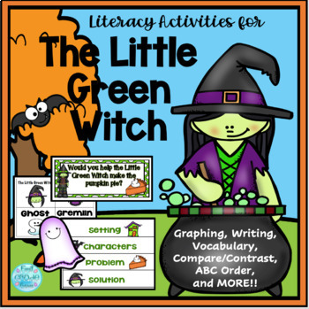 Preview of The Little Green Witch Literacy Pack