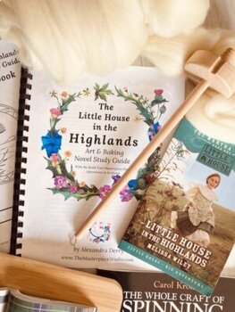 Preview of The Little House in the Highlands Art + Baking Novel Study Guide