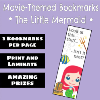 The Little Mermaid Inspired Bookmark by EDUwithEmily | TPT