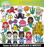 The Little Mermaid Kids Clipart Set {Zip-A-Dee-Doo-Dah Designs}