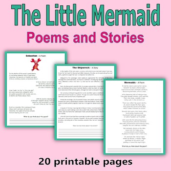 Preview of The Little Mermaid - poems and stories