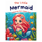 The Little Mermaid's Everyday Palette: Coloring Fun for Ages 4-8