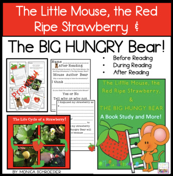 Preview of The Little Mouse, the Red Ripe Strawberry, and the Big Hungry Bear: Book Study