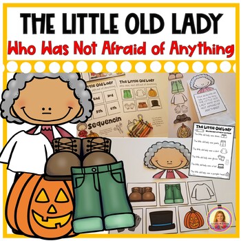 Preview of The Little Old Lady Who Was Not Afraid of Anything (Story Sequencing Activities)