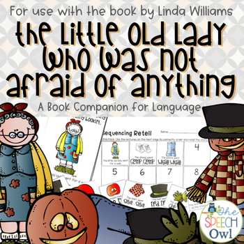 Preview of The Little Old Lady Who Was Not Afraid Of Anything: Book Companion for Language