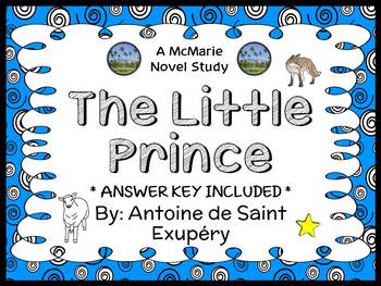 Preview of The Little Prince (Antoine de Saint Exupery) Novel Study (31 pages)