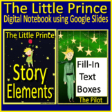 The Little Prince Digital Notebook with 21 Google Slides o