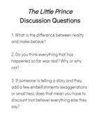 The Little Prince Discussion Questions