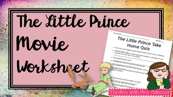 Preview of The Little Prince Questions
