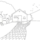 Coloring Pages 1 - The Little Red Farm Series: Living and 