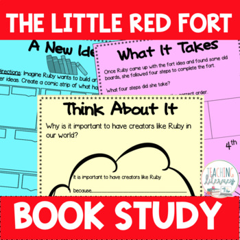 Preview of The Little Red Fort | Differentiated Book Study Companion Activities