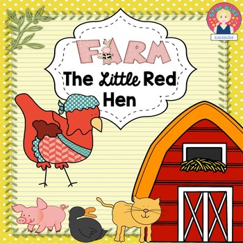 The Little Red Hen Activities {English and Spanish}