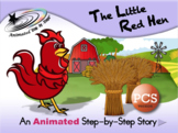 The Little Red Hen - Animated Step-by-Step Story - PCS