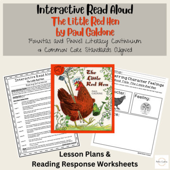 Preview of The Little Red Hen | Interactive Read Aloud | Lesson Plans | Paul Galdone