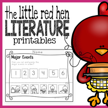 Preview of The Little Red Hen Worksheets