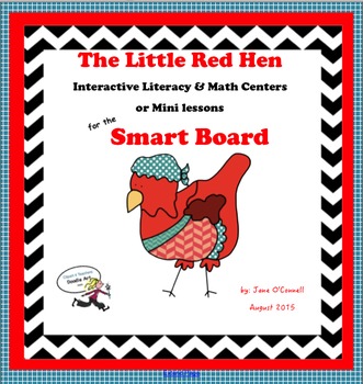Preview of The Little Red Hen Mini-Lessons and Centers for the Smart Board