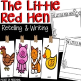 Little Red Hen Retelling with Story Cards and Writing Paper