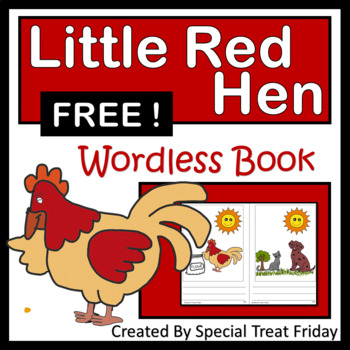 Preview of The Little Red Hen Wordless Book