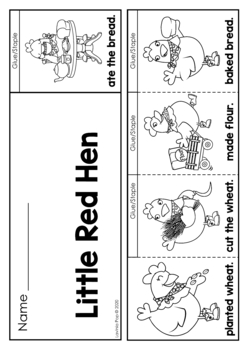 the little red hen worksheets and activities by lavinia pop tpt